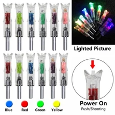 Lighted Nocks for Crossbow Bolts .300''/7.62mm Inside Diameter Half Moon Nock