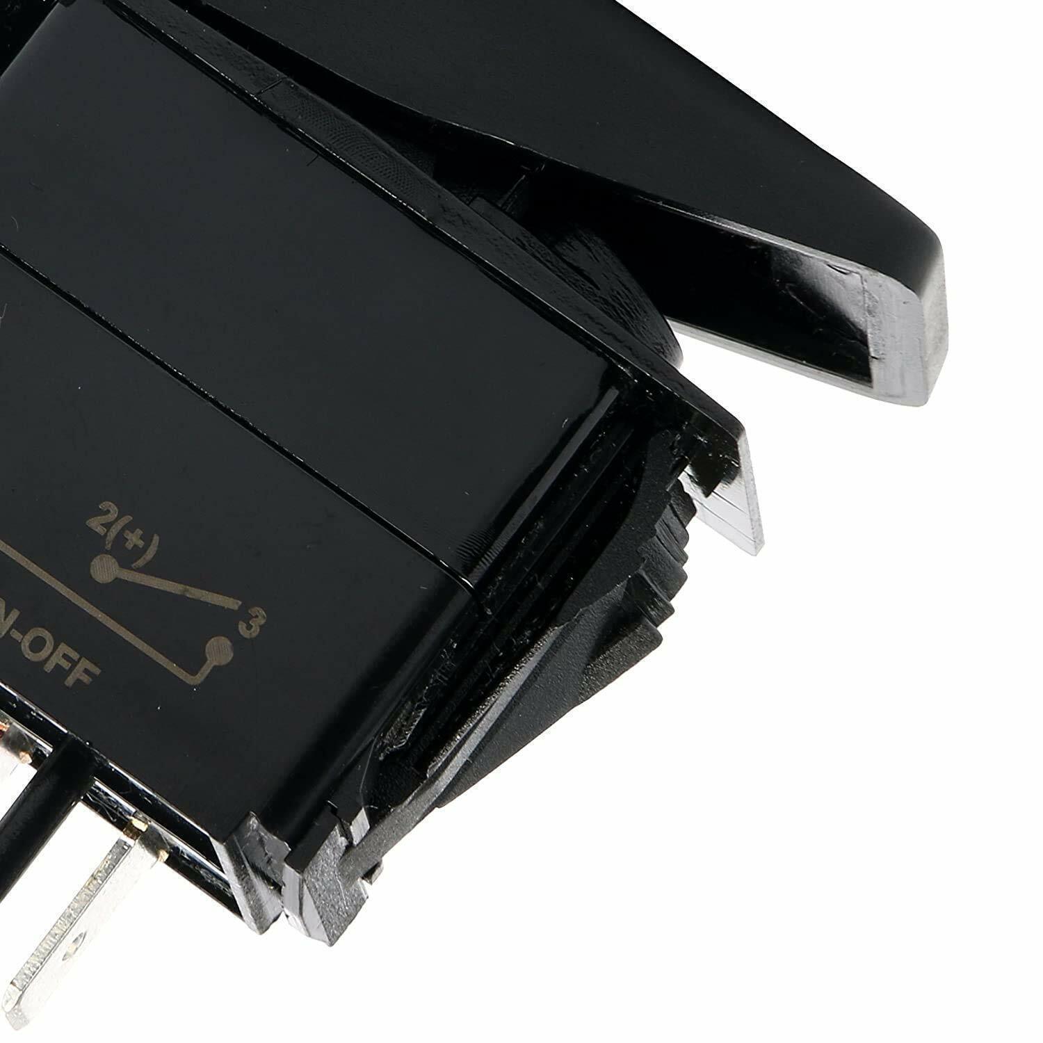 4Pack 12V 20 Amp Red LED On/Off Boat Marine SPST 3P Rocker Switch with ...