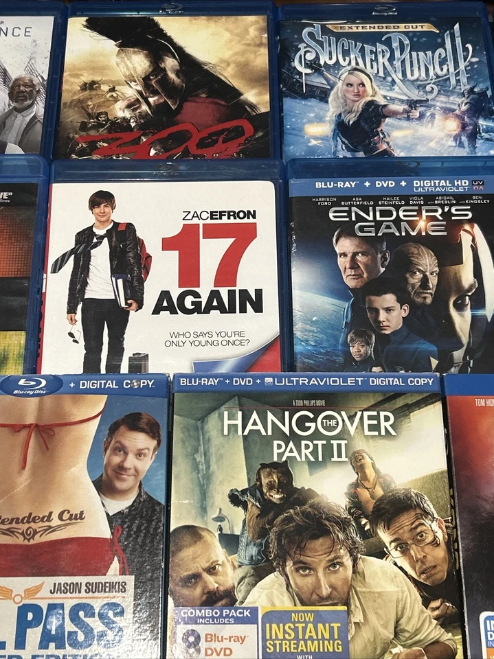 Blu-ray Sci Fi Fantasy Comedy Action Lot - Kong Ghostbusters 300 Heat 17 Again Foto 3 de 4