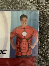 Marvel Avengers Iron Man costume Adult T-shirt NWT Size S/M