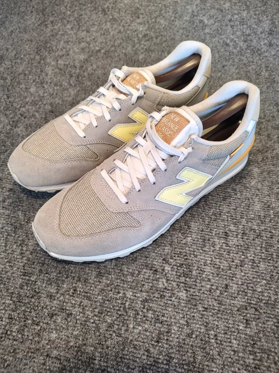 New Balance Classic 996 Womens Shoes Sz 11 Gray/Yellow/Orange - Great  Condition