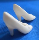 Vintage Disney Barbie Doll SNOW WHITE BOW SHOES High Heel Evening Wedding Pumps — photo 4