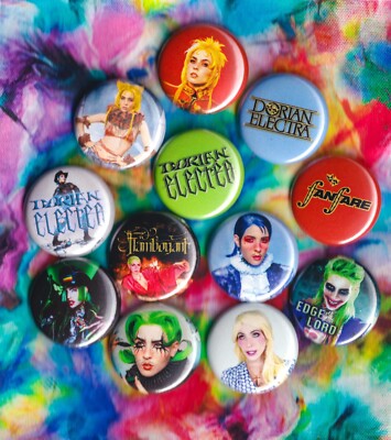 Dorian Electra 1  Set of 12 Hyperpop Music Fan Merch Magnets