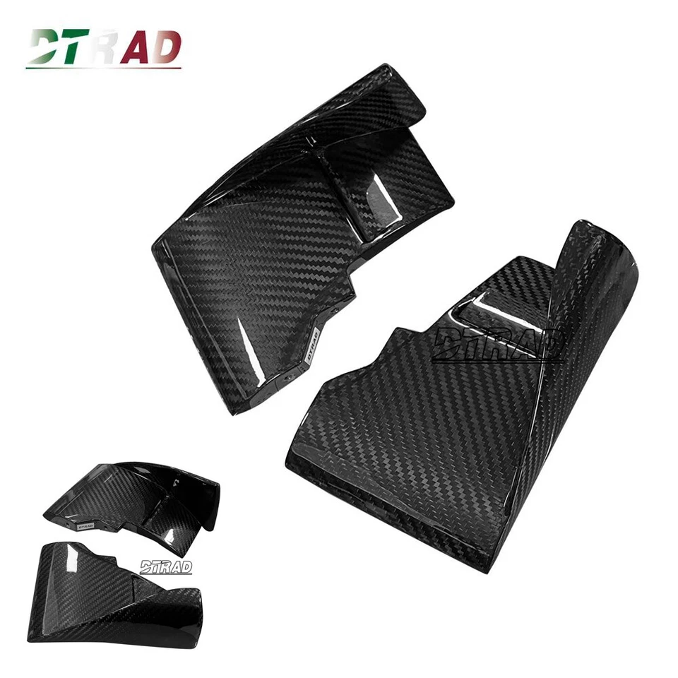 Carbon Fiber Winglets Spoiler For Kawasaki Ninja H2 R 2015-2023 Air Deflectors - Image 2 of 4