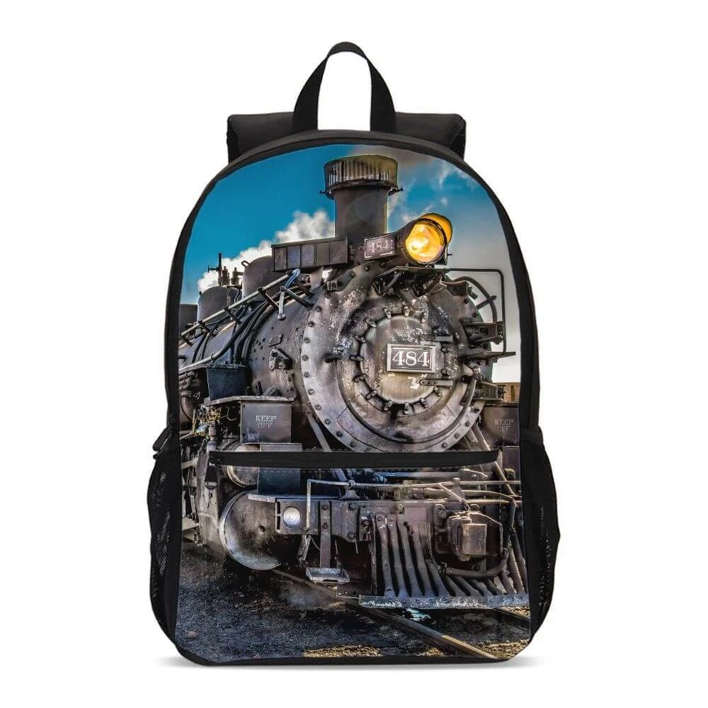 Vintage Steam Train Backpack