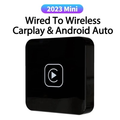 Mini Car Play Box Android & Apple Dongle Wired To Wireless For Most Car Models