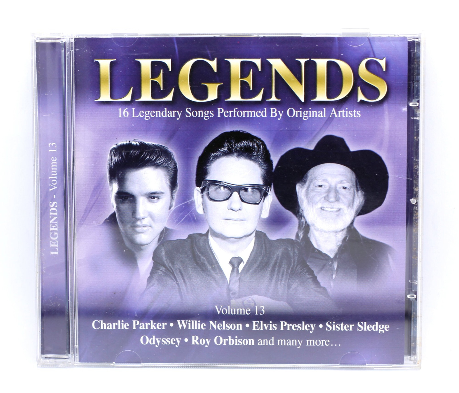 Legends Volume 13 Charlie Parker Willie Nelson Roy Orbison Audio CD