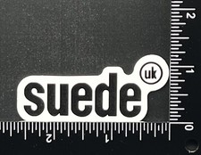 Suede - Vinyl Sticker - Heavy Duty
