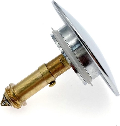 JZK Chrome Plated Metal 69Mm Bathtub Pop up Plug, Bath Tub Plug Replacement - Picture 7 of 8