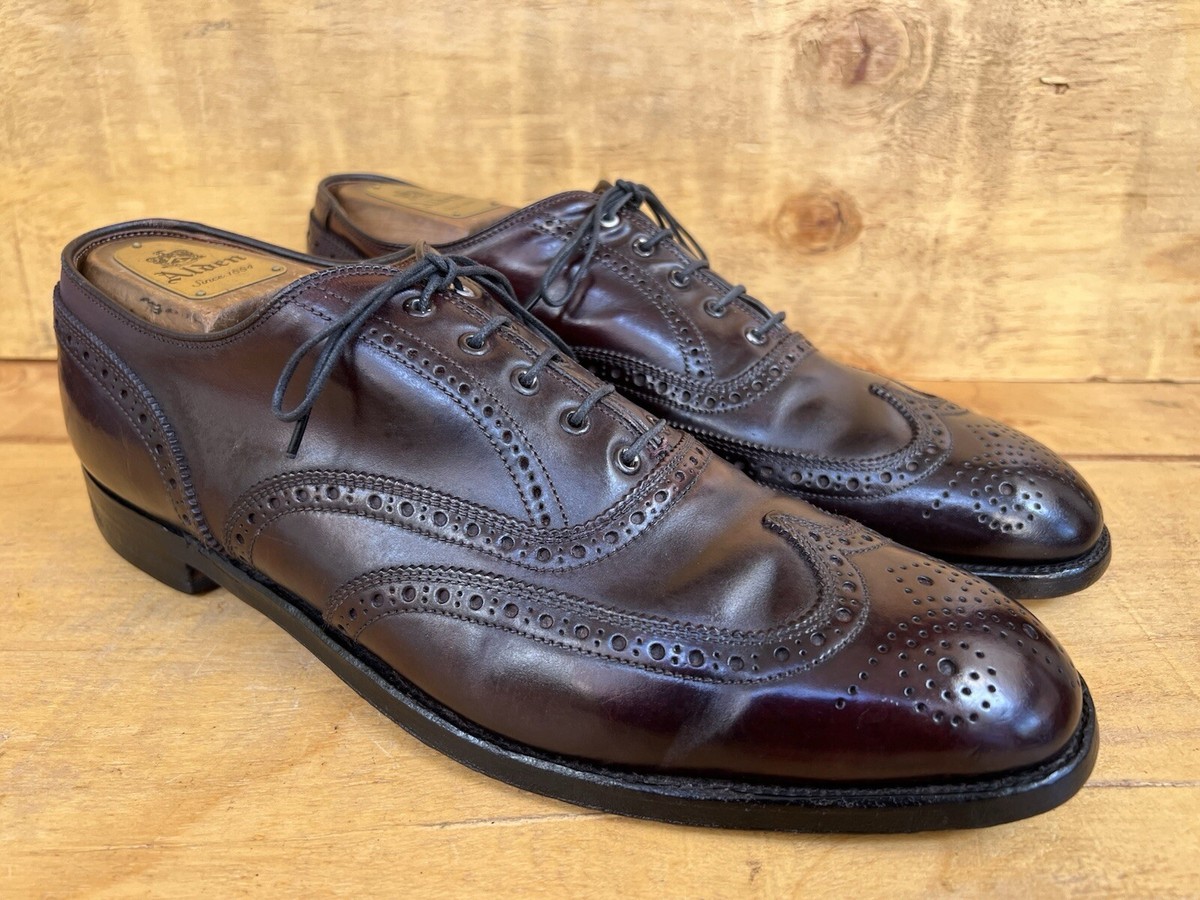 靴 B Brothers A764 cordovan wing by Alden Vintage Alden For Brooks Brothers A764 Shell Cordovan