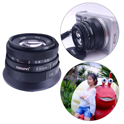 35mm F1.6 APS C Objektiv für Sony A5100 NEX 3 NEX F3K NEX 5T NEX 5C A7II A7R