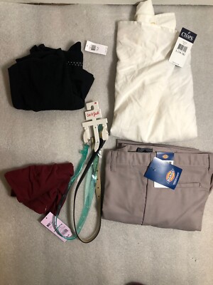 Lot of 5 Girls & Boys Clothes -Chaps -Dickies -Wild Fable - Old Navy - NEW NWT