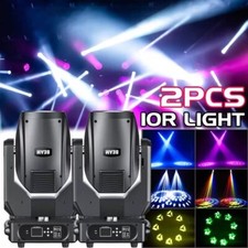 2PCS 280W 10R Beam Moving Head Stage Light RGBW Gobo Spot Lighting DJ Disco DMX