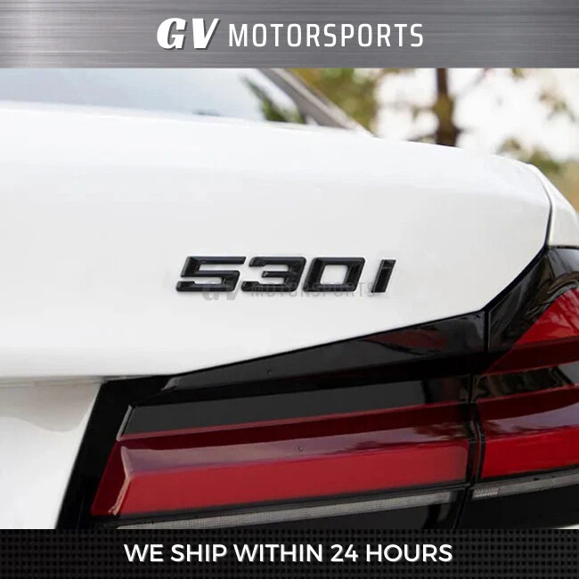 for BMW 5 Series Metal Car Rear Sticker Letter 520i 523i 525i 528i 530i 535i 540 Foto 4 de 4