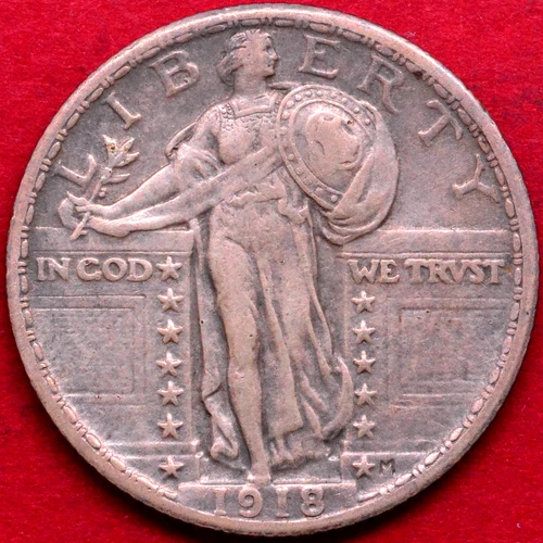 1918 STANDING LIBERTY QUARTER