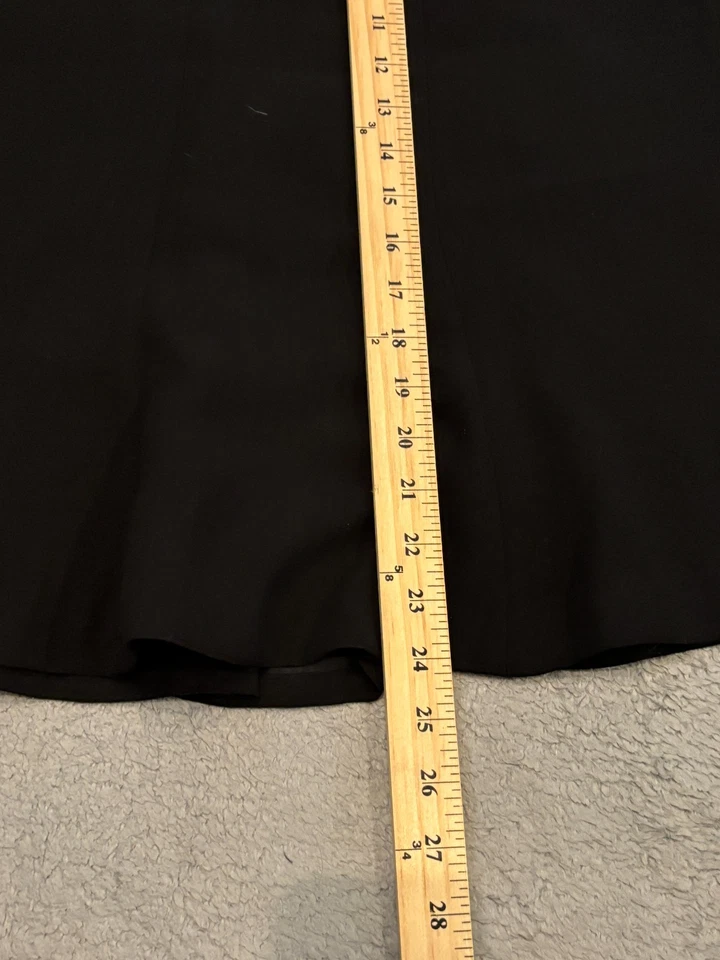 Falda ajustada y acampanada Jones Wear Essentials para mujer 12 negra elástica oficina carrera Foto 4 de 4