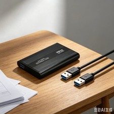 Aluminum Alloy 2.5" SSD Enclosure USB 3.0 SATA External Hard Drive Case