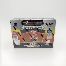 2021 Panini Prizm Draft Picks Collegiate Football Mega Box Red Ice Auto Sealed