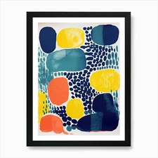 Intergalactic Pathways Cosmic Fluid Framed Wall Art Poster Canvas Print Picture