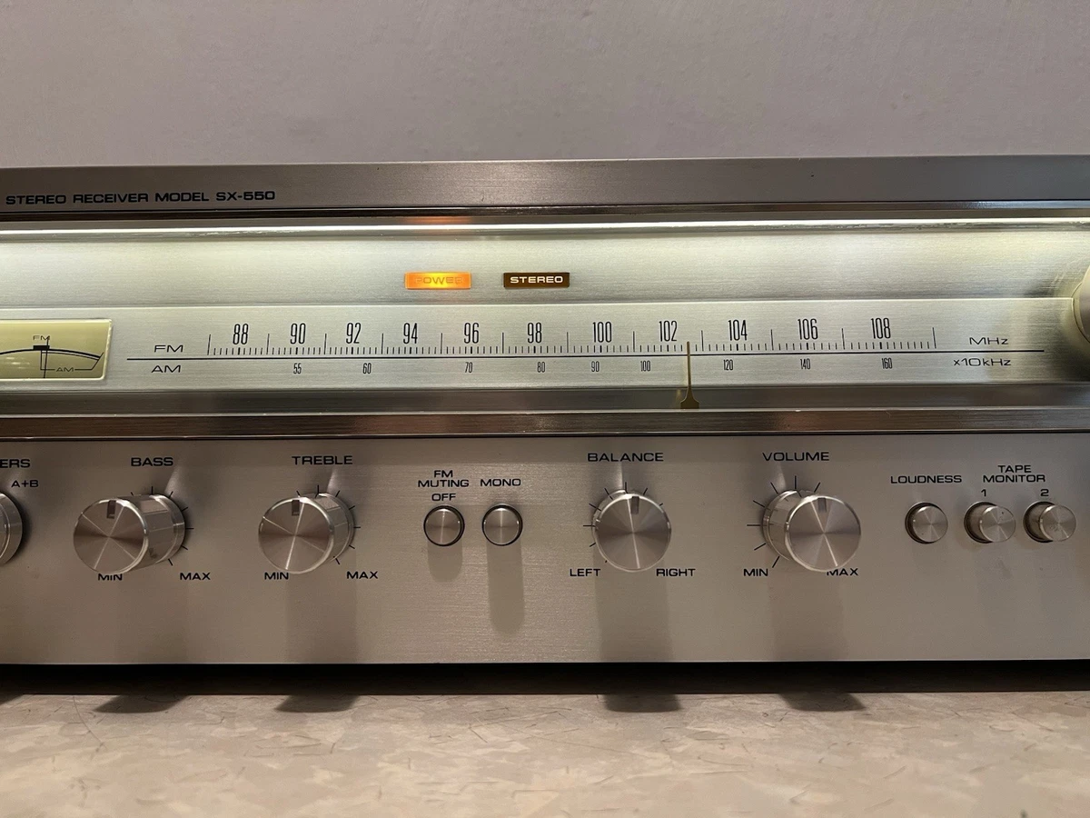 Pioneer SX-550 Vintage Hifi Stereo Receiver Fully Serviced! 2x20W 1976-1978s TOP