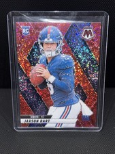 Jaxson Dart 2025 Red Sparkle Rookie Mosaic Parallel RC Giants Rare Rookie SSP
