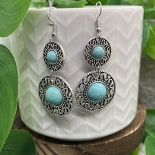 2.5  Earring Set Bohemian Retro Ethnic Tribal Dangle Drop New Free Ship B8527