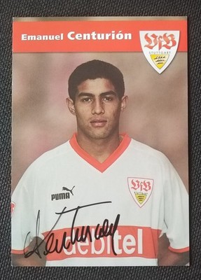 15479 Emanuel Centurion VfB Stuttgart 2003/04 Autogrammkarte original signiert