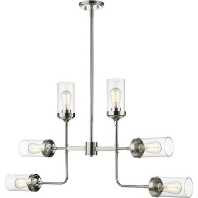 Z-Lite 617-6PN Calliope Chandelier Polished Nickel