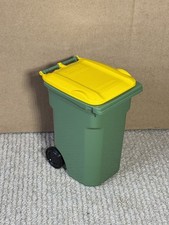 mini-replica-collectable-sulo-360l-kom-wheelie-bin-nature-green-with-yellow-rare
