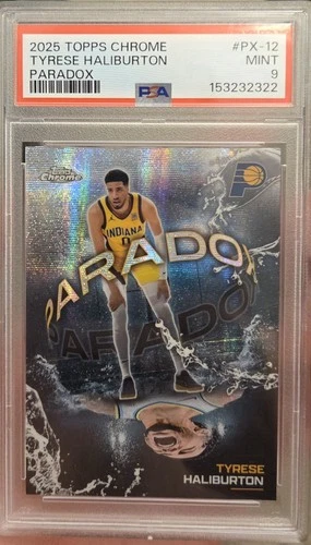 2025 Topps Chrome Update Tyrese Haliburton Base (RAW)