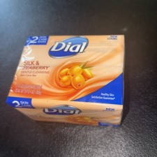 New Sealed 2 Pack Dial Silk Seaberry Skin Care Bar Soap 3.2 oz Size