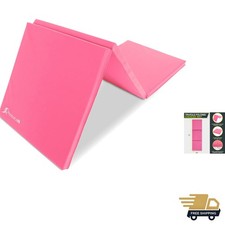 ProSource Tri-Fold Folding Thick Exercise Mat 6 x2 with Carrying Handles for...
