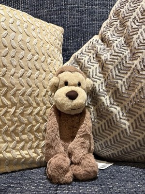 Jellycat Little Bashful Monkey, neu mit Etikett