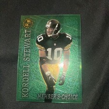 1996 TOPPS MEMBERS ONLY STADIUM CLUB KORDELL STEWART PITTSBURGH STEELERS #46