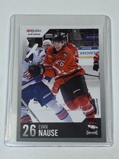 Evan Nause D #26 Charlotte Checkers Hockey Card 2023 2024 Season AHL Edition NC