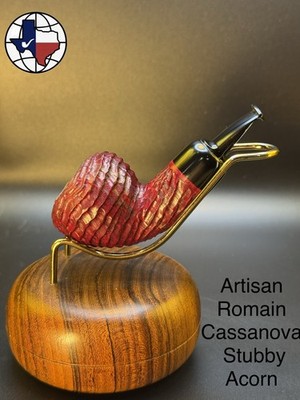 Artisan Romain Casanova Stubby Acorn Tobacco Pipe