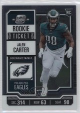 2023 Panini Contenders Optic Rookie Ticket Jalen Carter #72 0ud4
