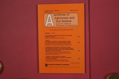 334761 ARCHIVES OF AGRONOMY AND SOIL SCIENCE Harwood Academic Publishers Archiv