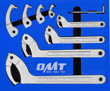 Tech 8-pc Adjustable Pin Spanner Wrench Set With Changeable Heads 346-110