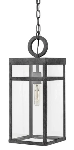 Hinkley Lighting 2802 Porter 1 Light 8"W Lisa McDennon Open Air - Aged Zinc - Picture 1 of 10