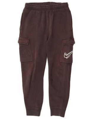 Nike Mens Graphic Cargo Tracksuit Trousers Joggers Small  Black Cotton DC15