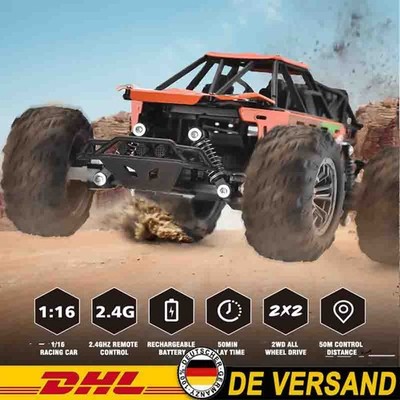 Remote Control Car USB Rechargeable 1:16 Strong Collision Resistance Ant 2.4 GHz