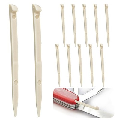 Saillong 12 Pack Toothpicks Compatible with Victorinox/Swiss Cream Yellow 