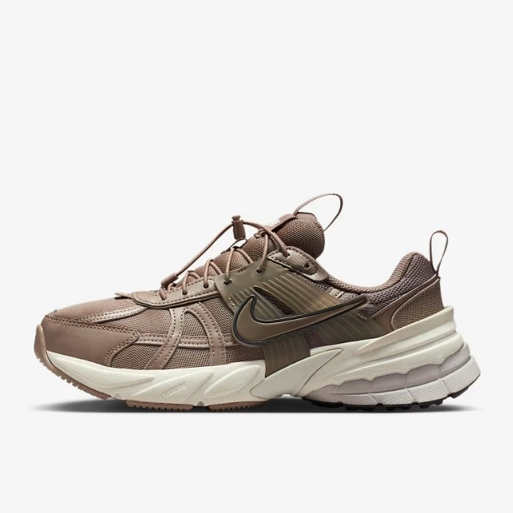 New Nike Women's V2K Run Shoes - Mink Brown (IH0388-200)