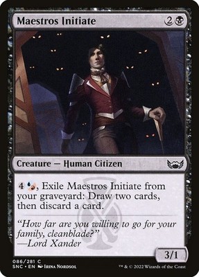 Maestros Initiate (086) Streets of New Capenna SNC MTG Magic