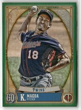 2021 TOPPS GYPSY QUEEN #235 KENTA MAEDA GREEN MINNESOTA TWINS