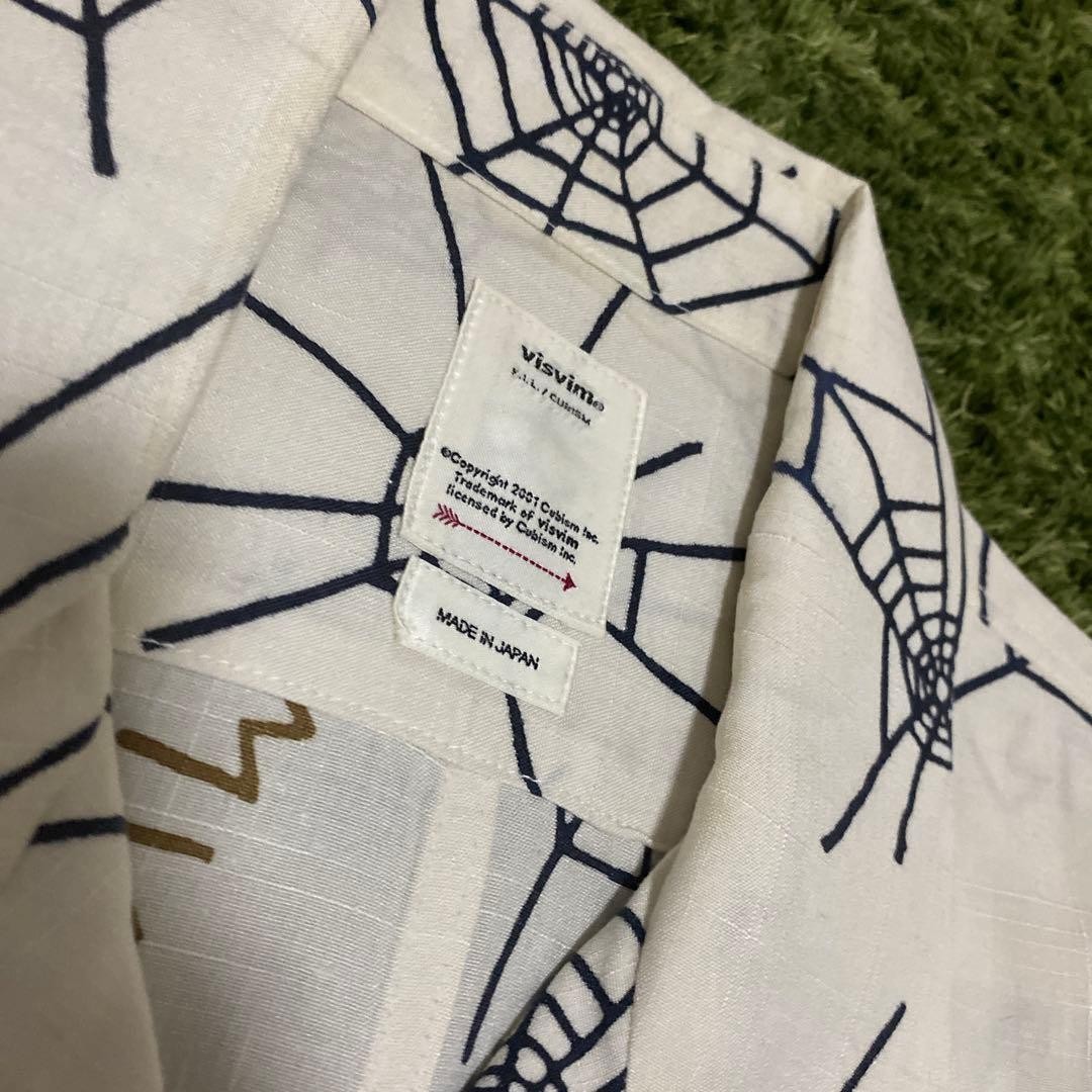 Visvim Free Edge Copped Spider Pattern Shirt 19SS… - image 2