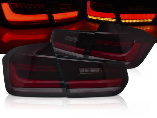 Dynamische Voll LED RüCkleuchten Rot FüR BMW F30 Limousine 2011-2015-image