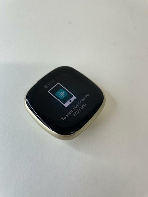 Fitbit Versa 3 Watch - Black FB511 - GOLD-No Band - Scratches
