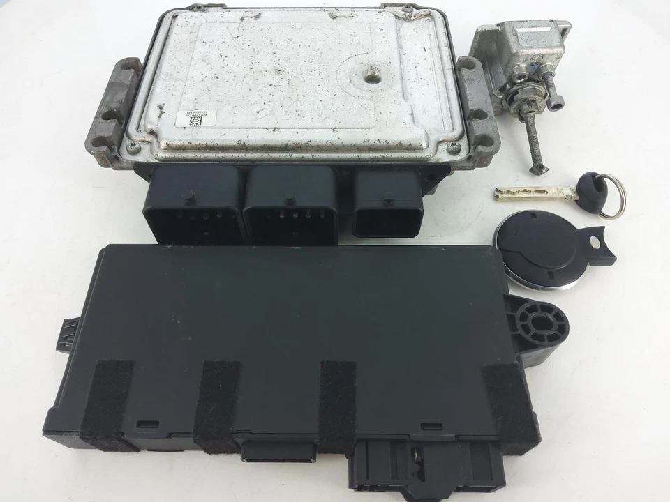 MINI R56 2007 Cooper 1.6 gasolina N12B16A manual ABS kit de llaves ECU juego de bloqueo 7600200 - Imagen 4 de 4